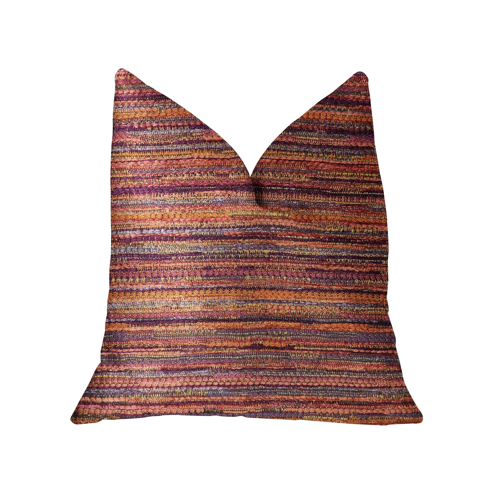 Plutus Sunset Sky Red Luxury Throw Pillow