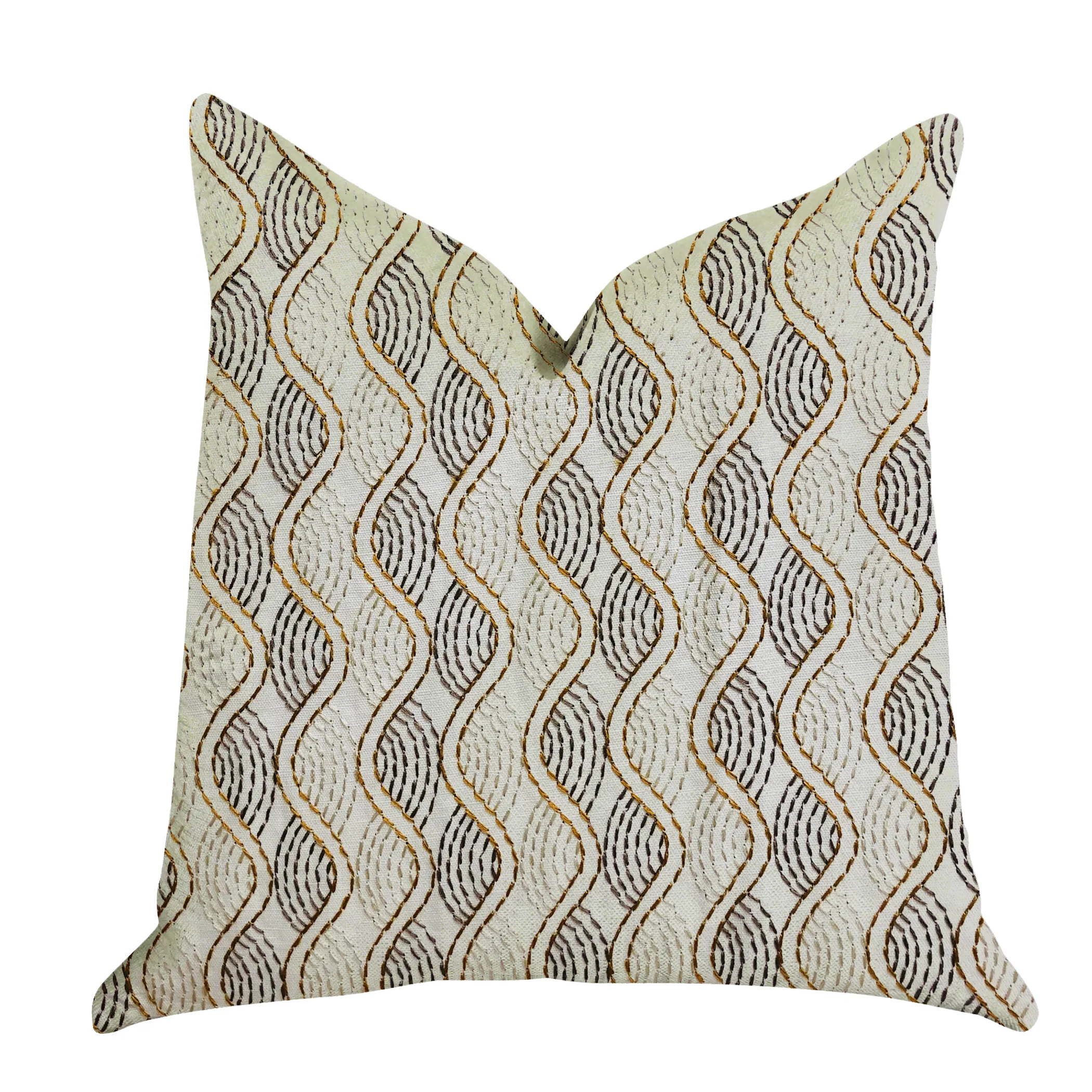 Plutus Enigma Twist Luxury Throw Pillow