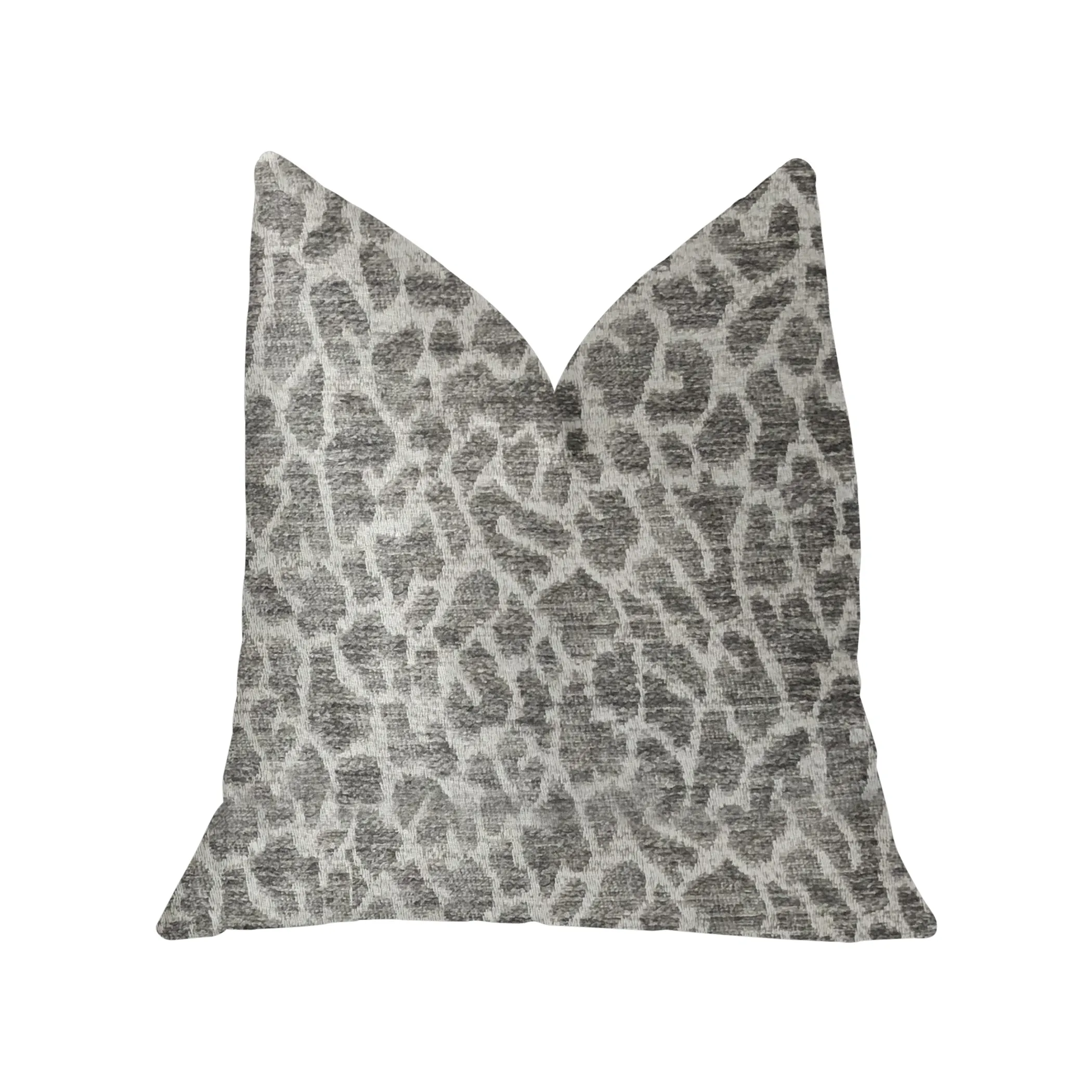 Plutus Lafayette Light Green and Beige Luxury Throw Pillow