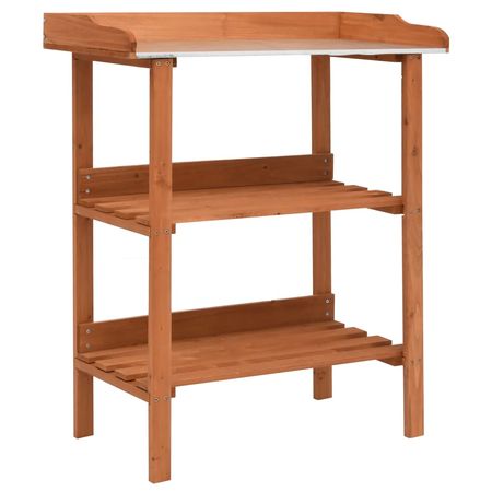 Plant Stand Natural Wood Firwood Standard Durable Plant Stand