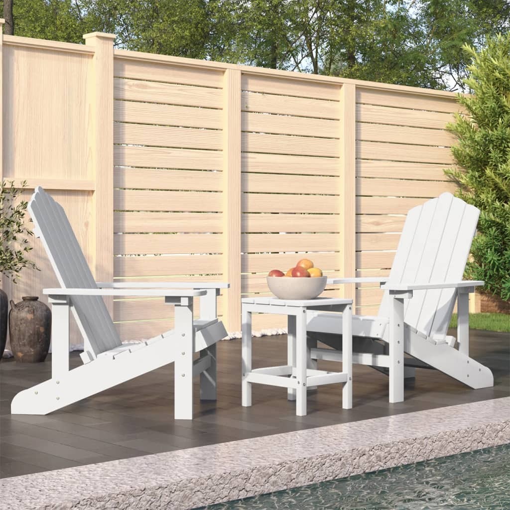 Garden Chair White HDPE (High Density Polyethylene) Standard