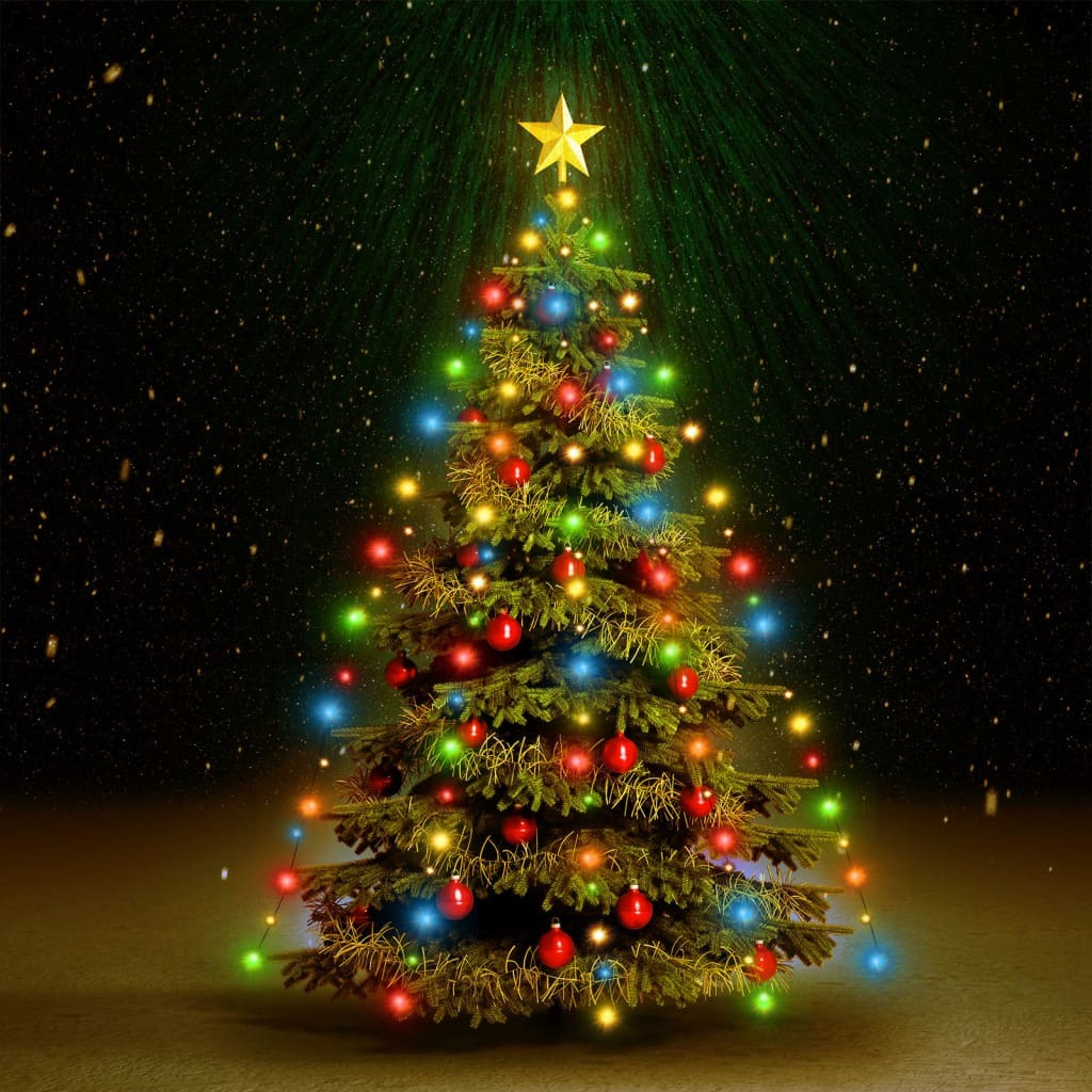 Tree Light Colorful PVC Medium Christmas Tree Lights