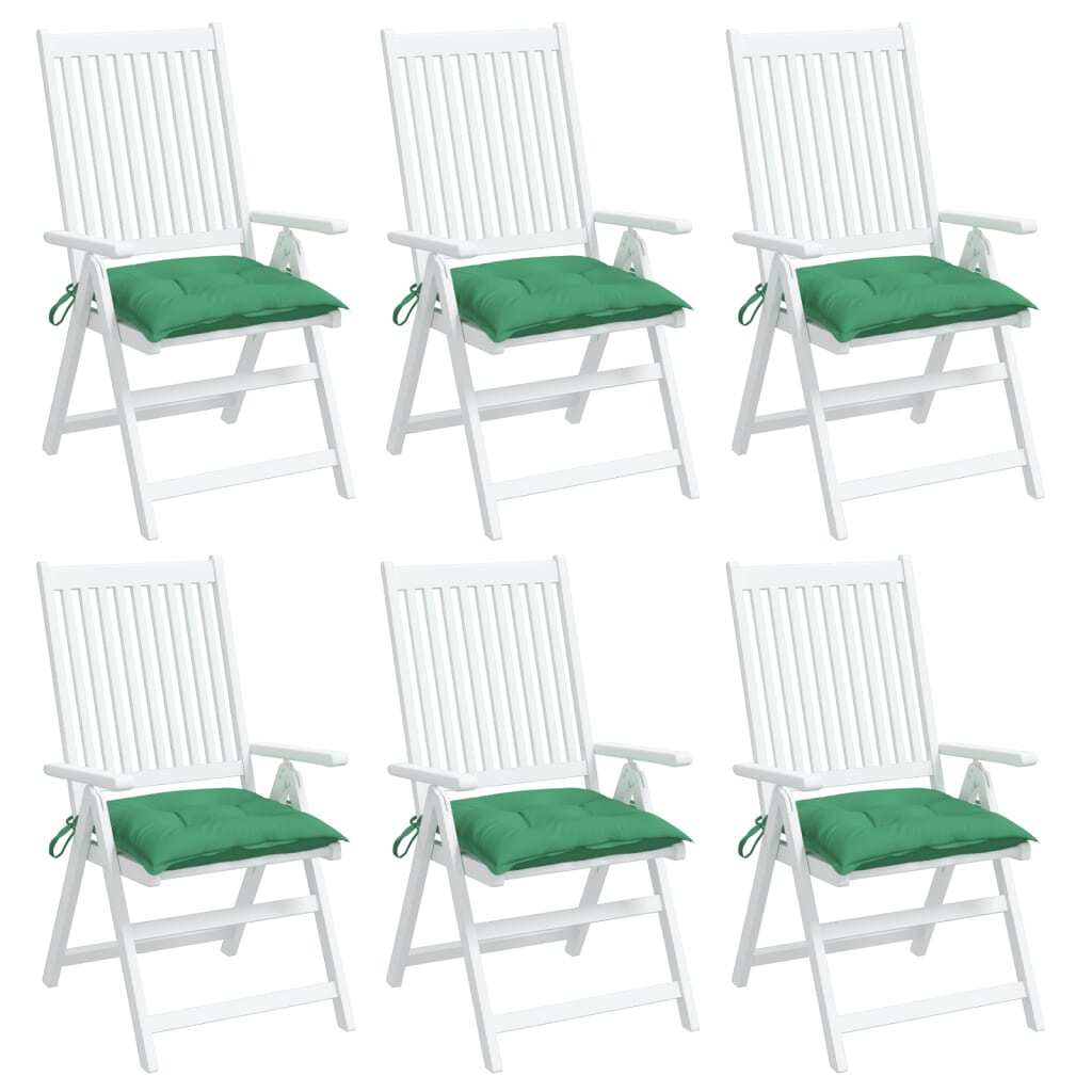 Pallet Cushion Set of 6 Green Oxford fabric (100% polyester)