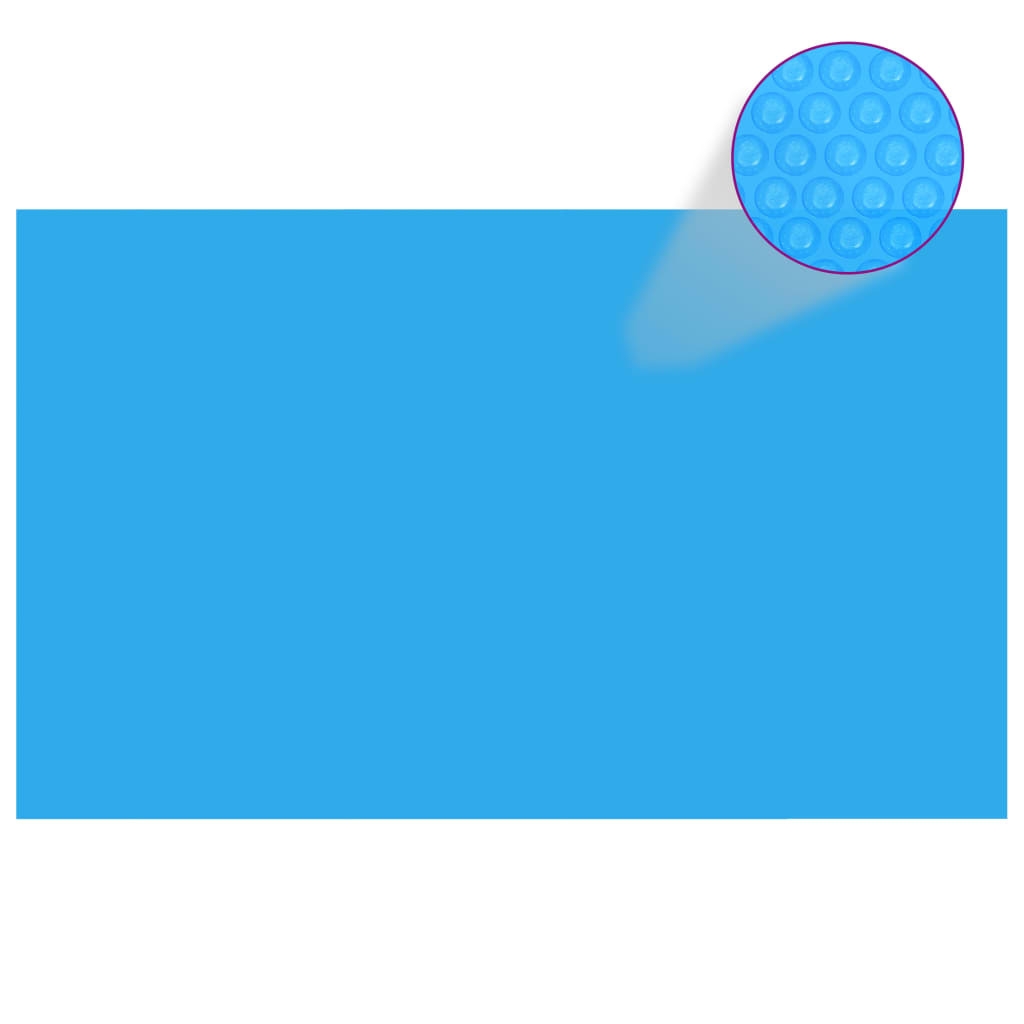 Pool Cover Blue PE film with air chambers 102.4 x 63.0 in