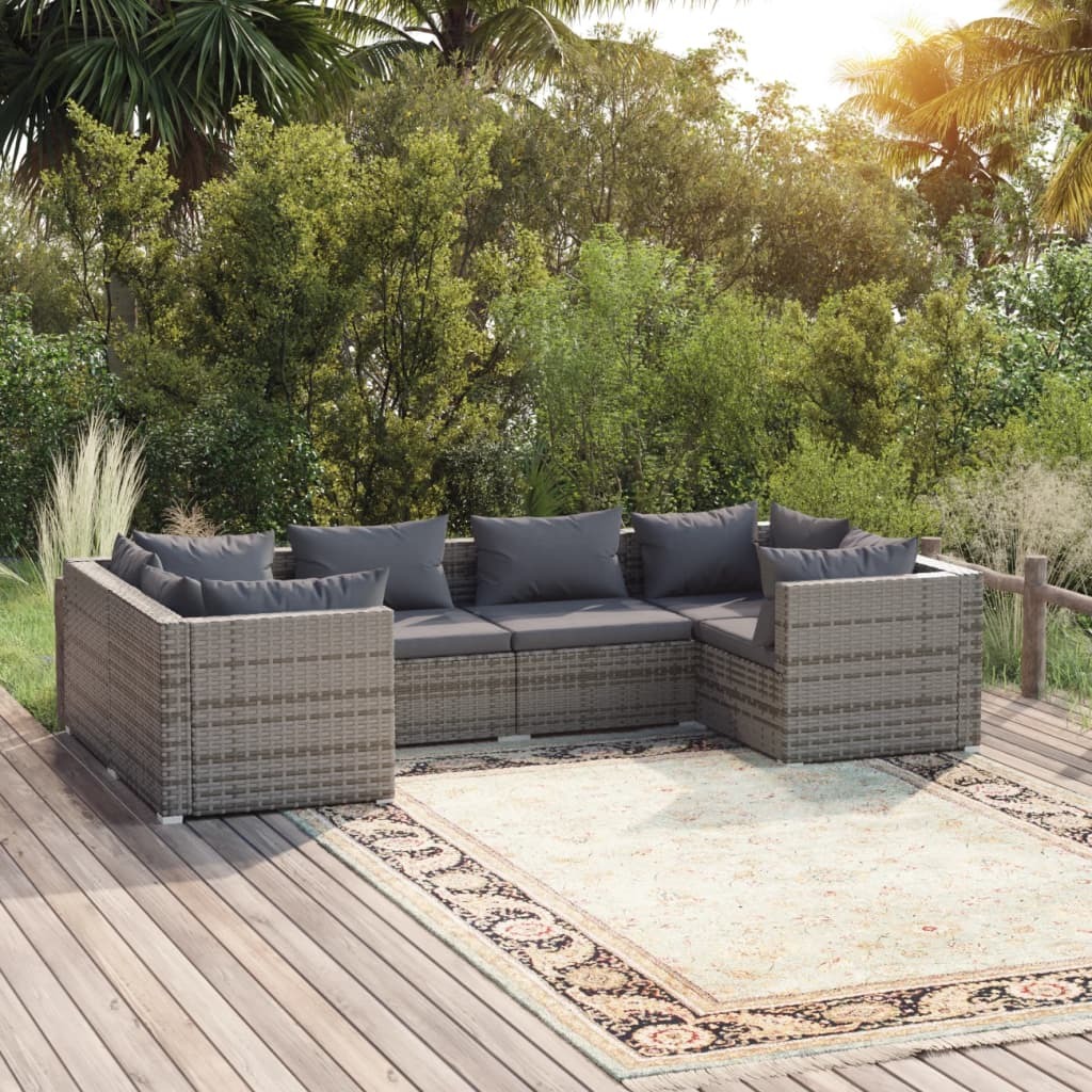 Garden Lounge Set Grey, Anthracite