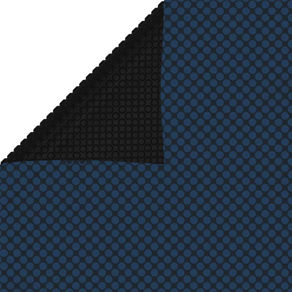 Pool Cover Black and Blue Thick PE film with air chambers Large