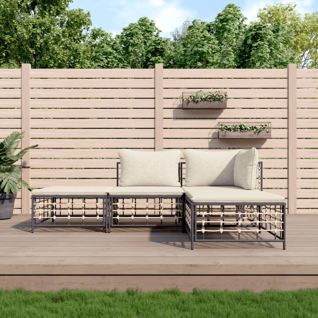 Garden Lounge Set Anthracite
