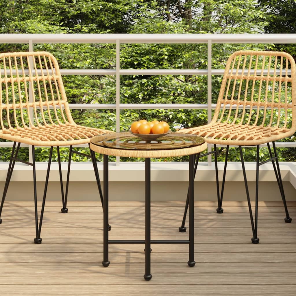 Dining Table Transparent, Black