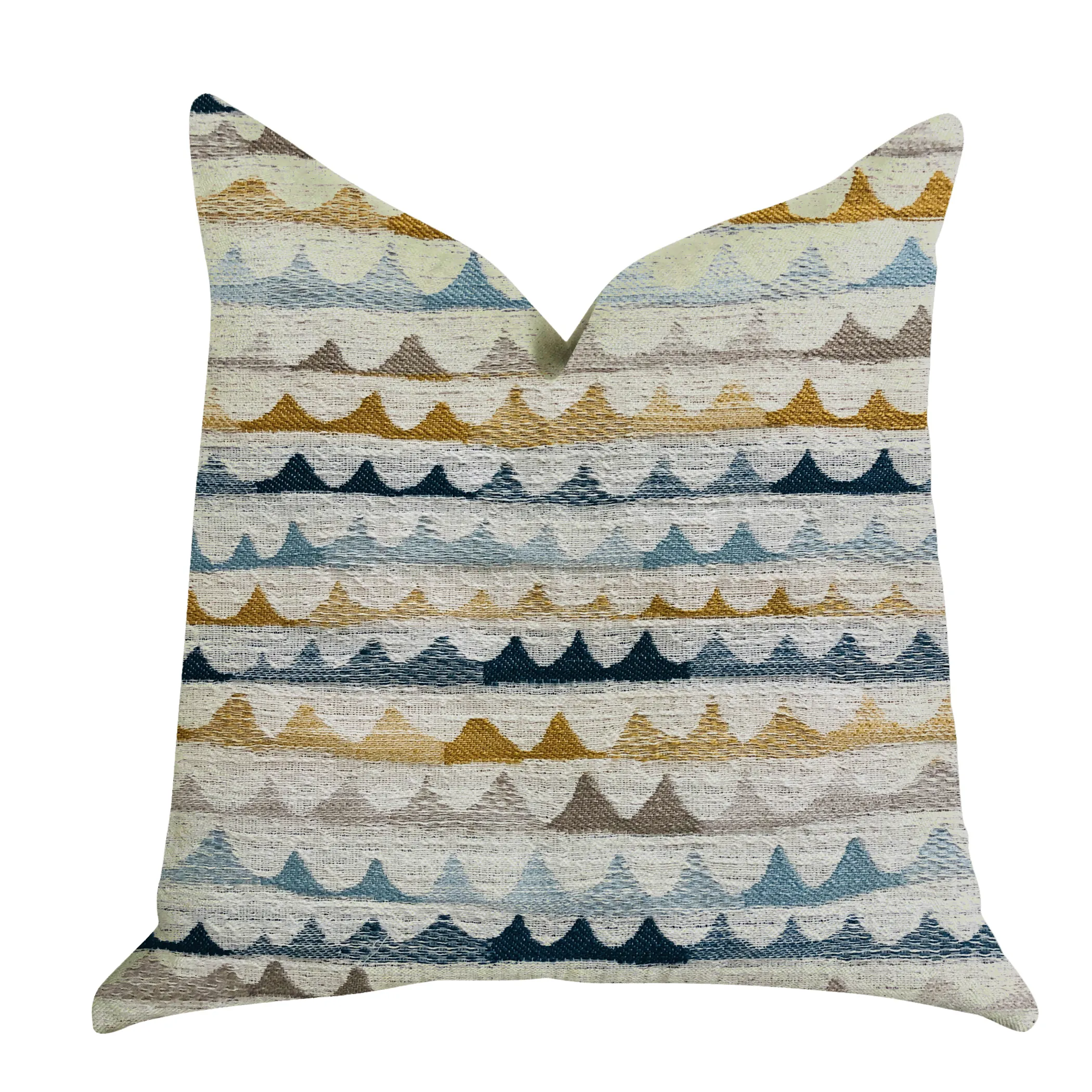 Plutus Caspian Rush Patterned Luxury Throw Pillow