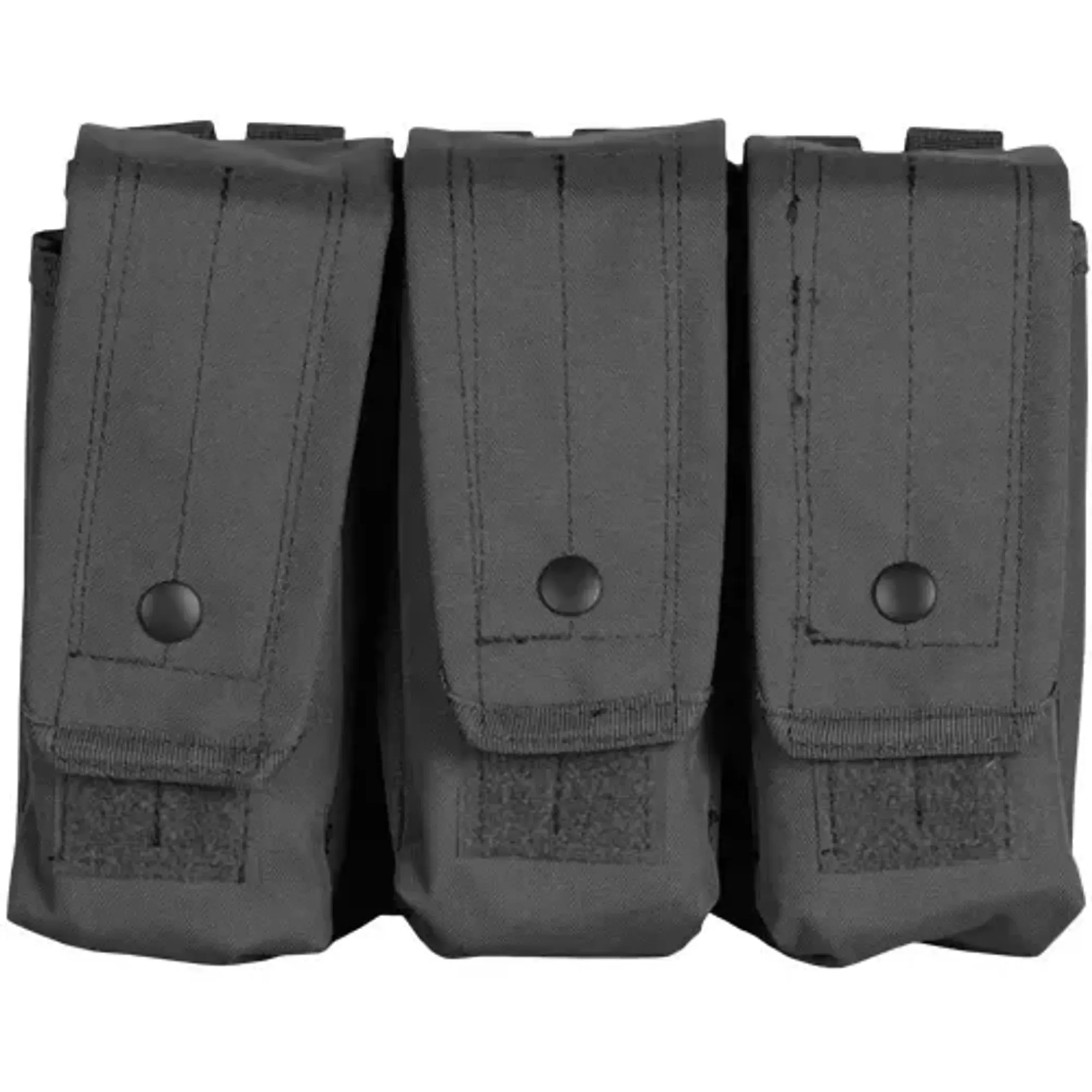 AR-15 / AK-47 Triple Mag Pouch - Black                
