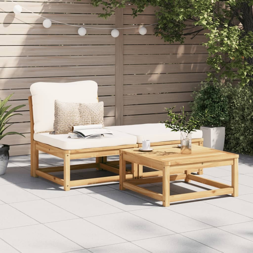 Garden Lounge Set Cream white