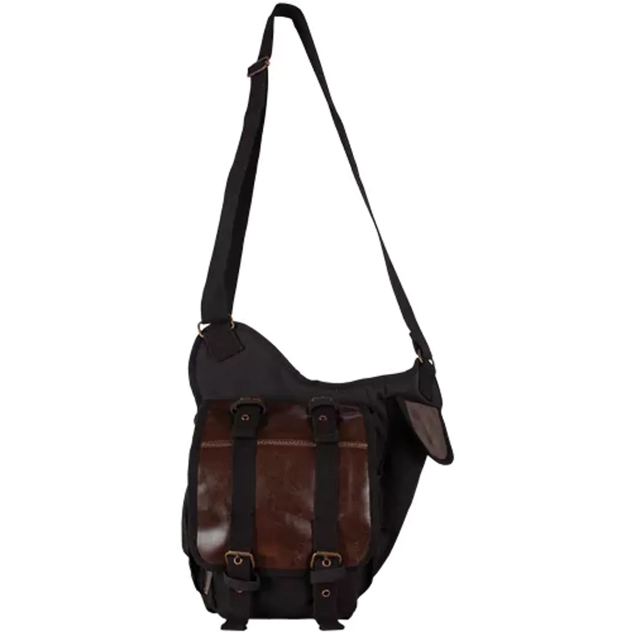 Retro Hipster Side-Bag - Black                        