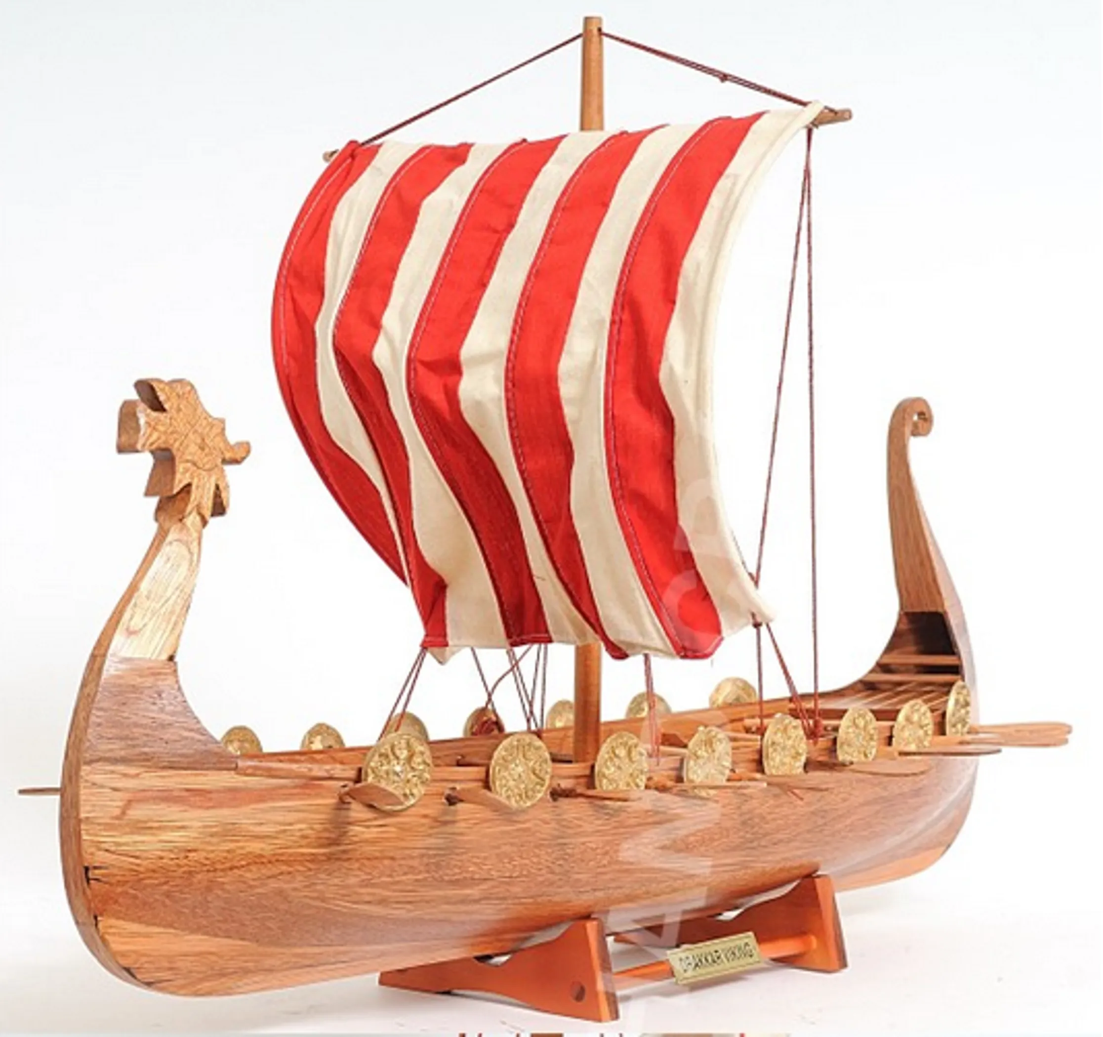 Drakkar Viking Model Long Boat 