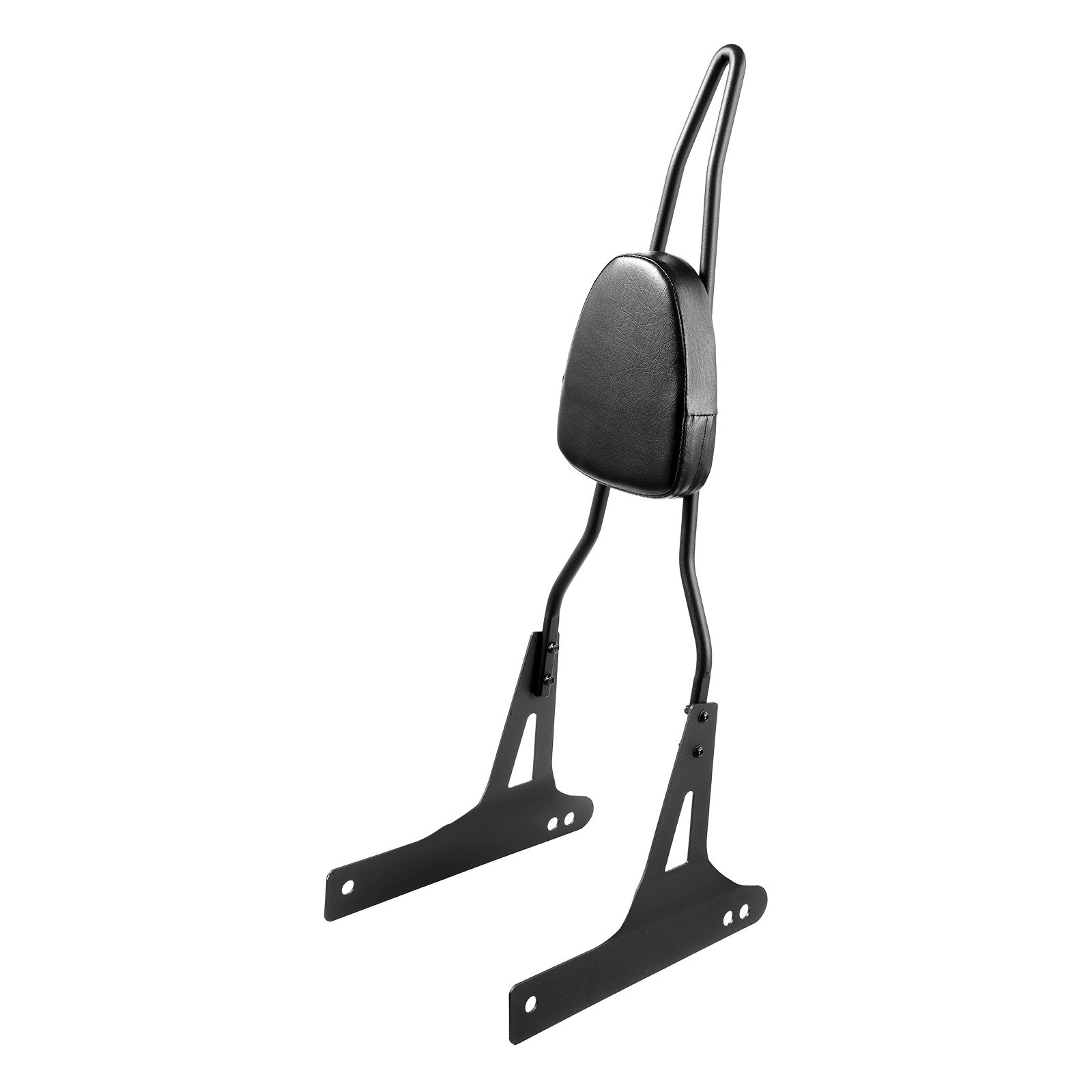 Motorcycle Backrest Sissy Bar, Compatible with Harley-Davidson Dyna Street Glide, Road Glide, and Road King, 29-Inch Height Detachable Passenger Backrest, Black