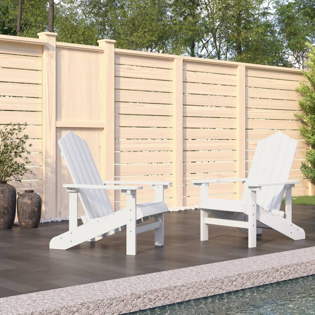 Garden Chair White HDPE (High Density Polyethylene) Standard