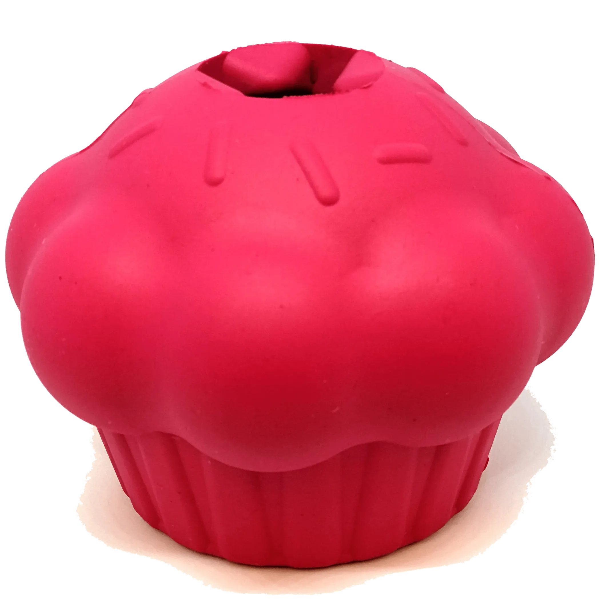 Cupcake Durable Rubber Chew Toy & Treat Dispenser 