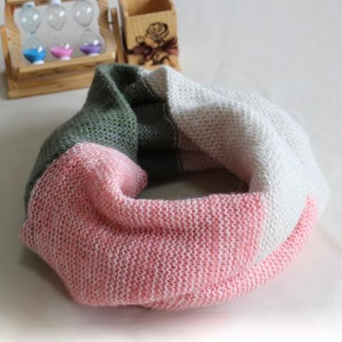 Style: Blueberry Teal - Awesome Hues TRI Color Infinity Scarves