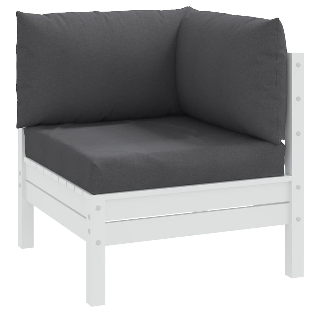 Pallet Cushion Melange Anthracite 100% Polyester