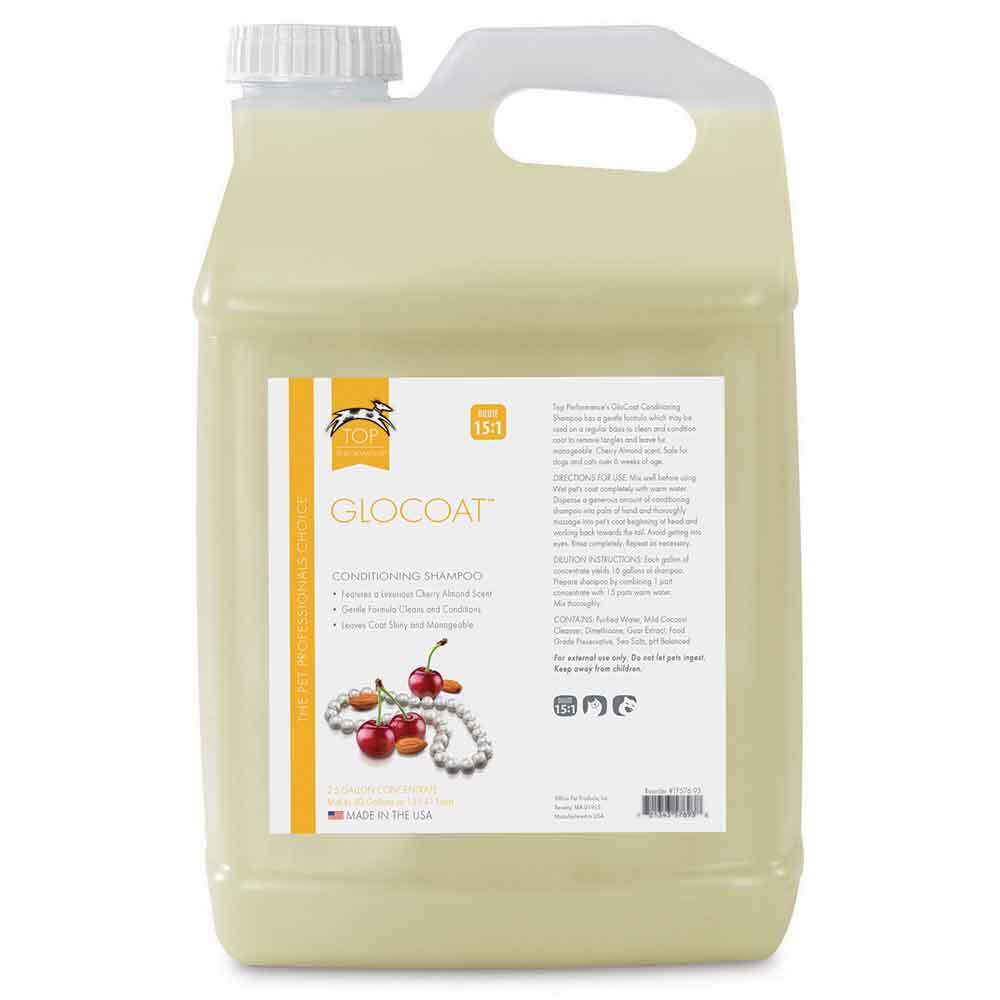 Top Performance GloCoat Dog Grooming Shampoo and Conditioner Spray 2.5 gal Shampoo