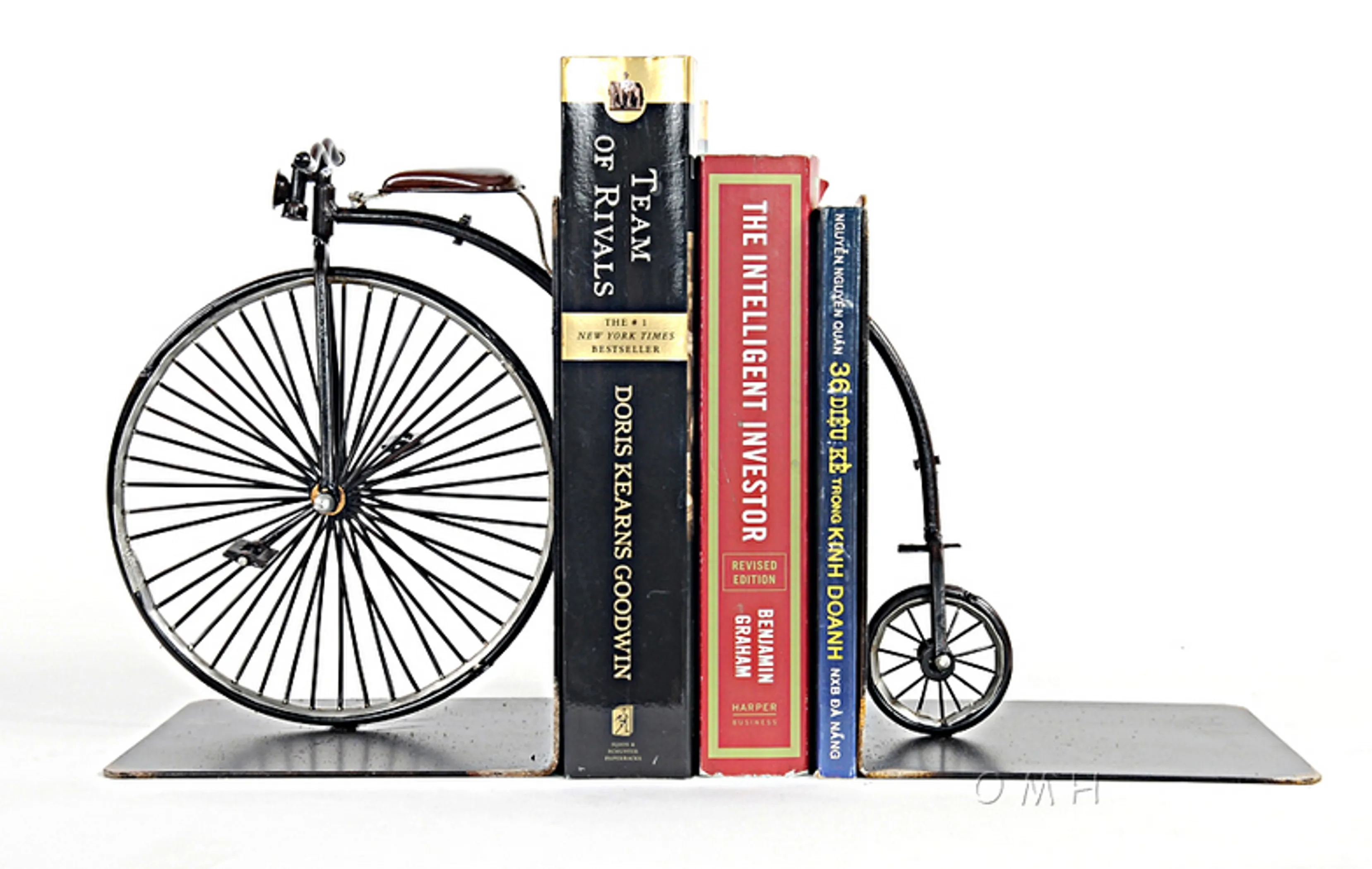 1870 High Wheeler Model-Inspired Bookends