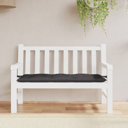 Garden Bench Cushion Anthracite Oxford fabric (100% polyester)