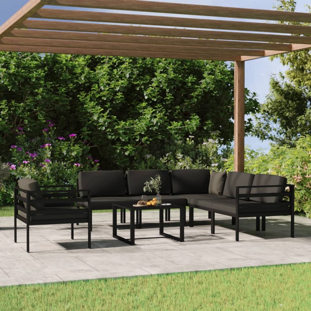 Patio Lounge Set Modular Garden Lounge Set Rectangular Modern