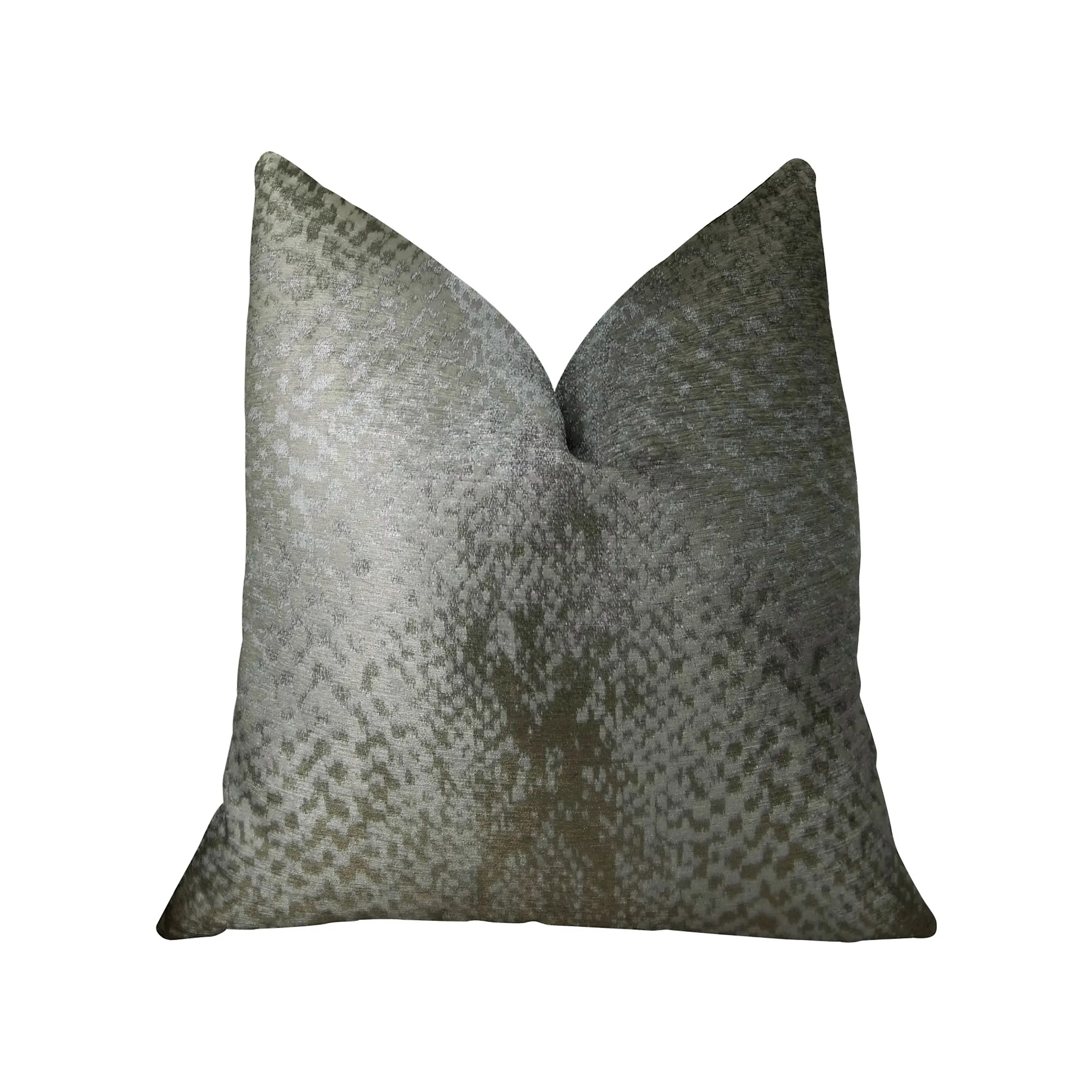Plutus Venetian Silver Handmade Luxury Pillow