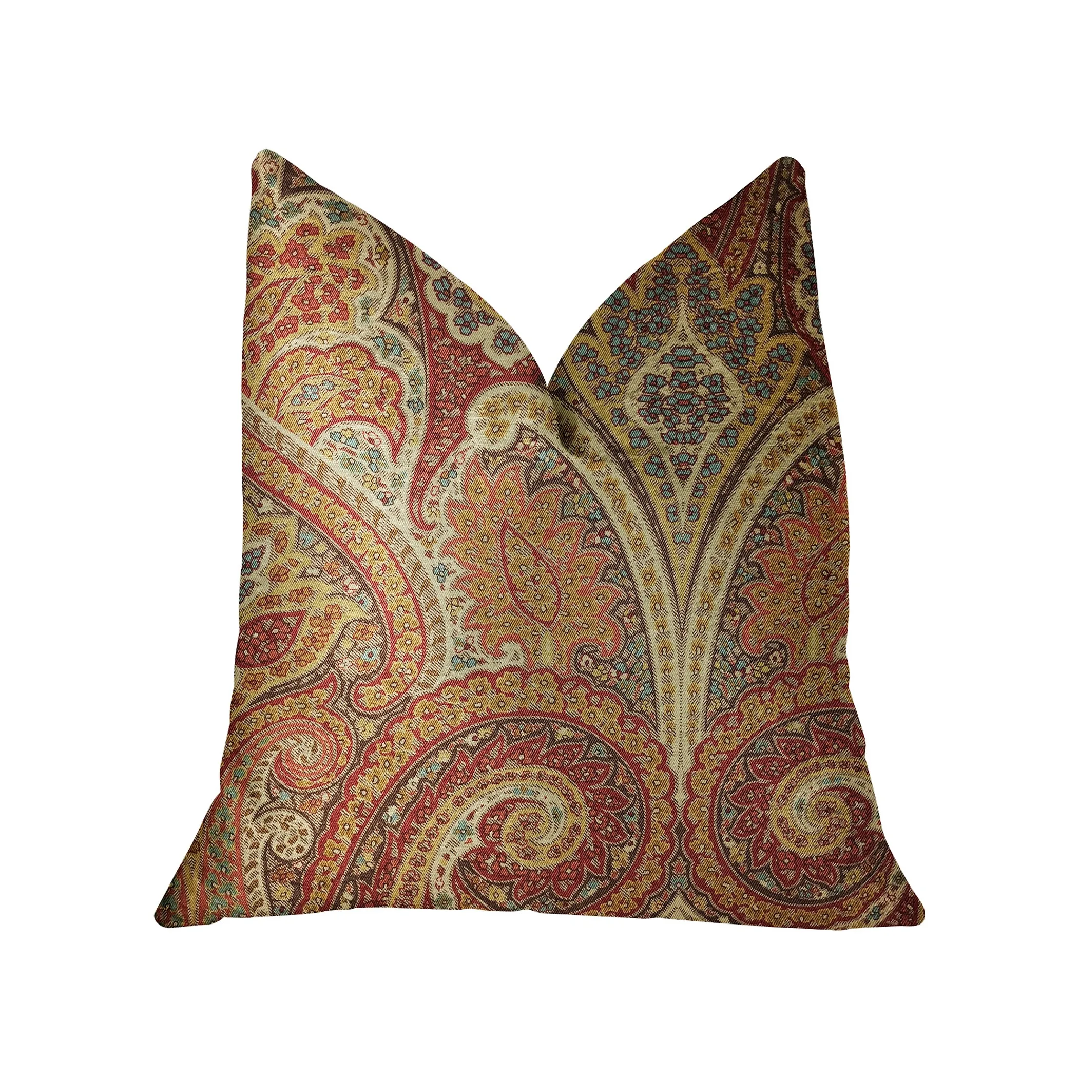 Plutus Monarch Serenade Multicolor Luxury Throw Pillow