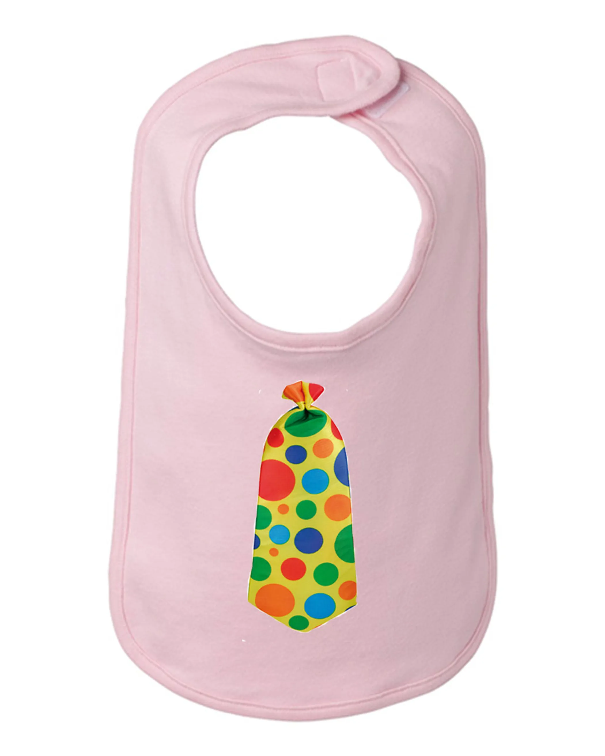 Clown Tie Funny Baby and Toddler Bib One Size 