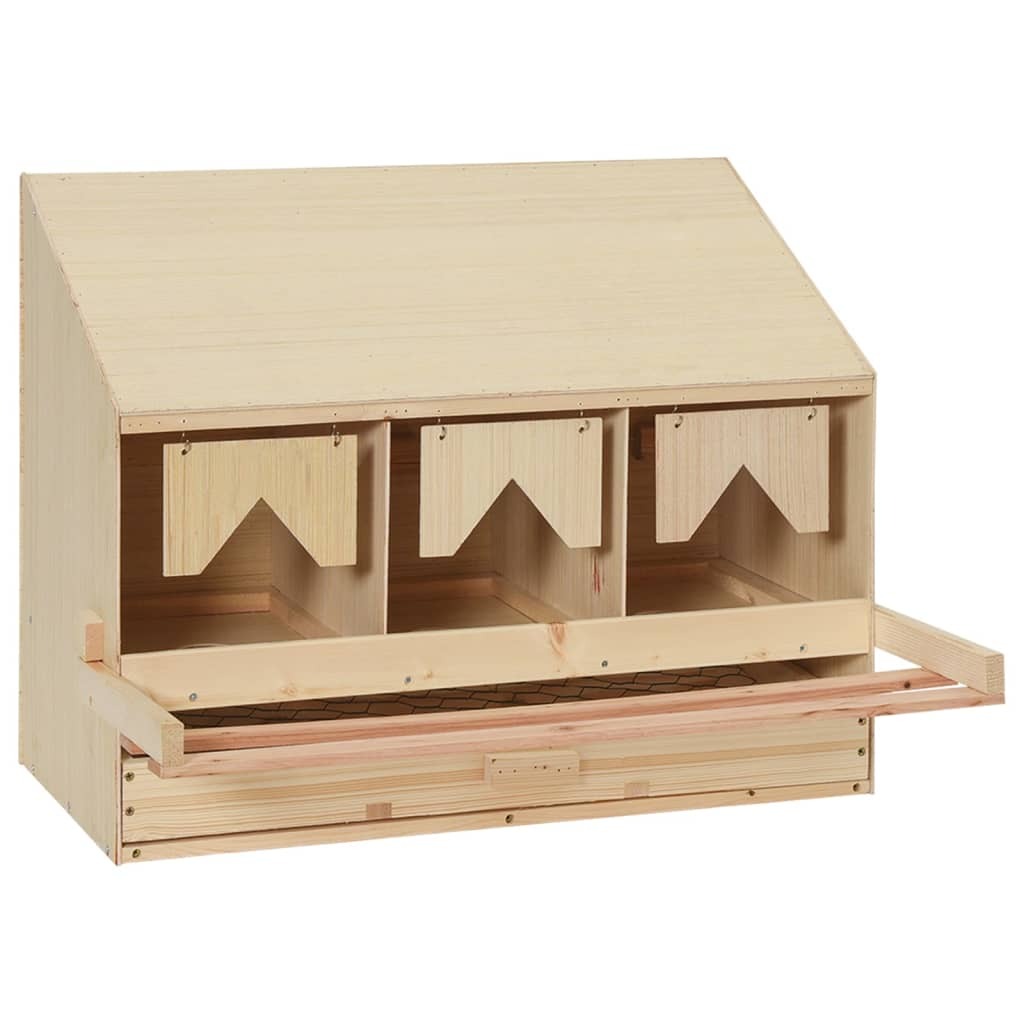 Chicken Laying Nest Brown and natural wood
