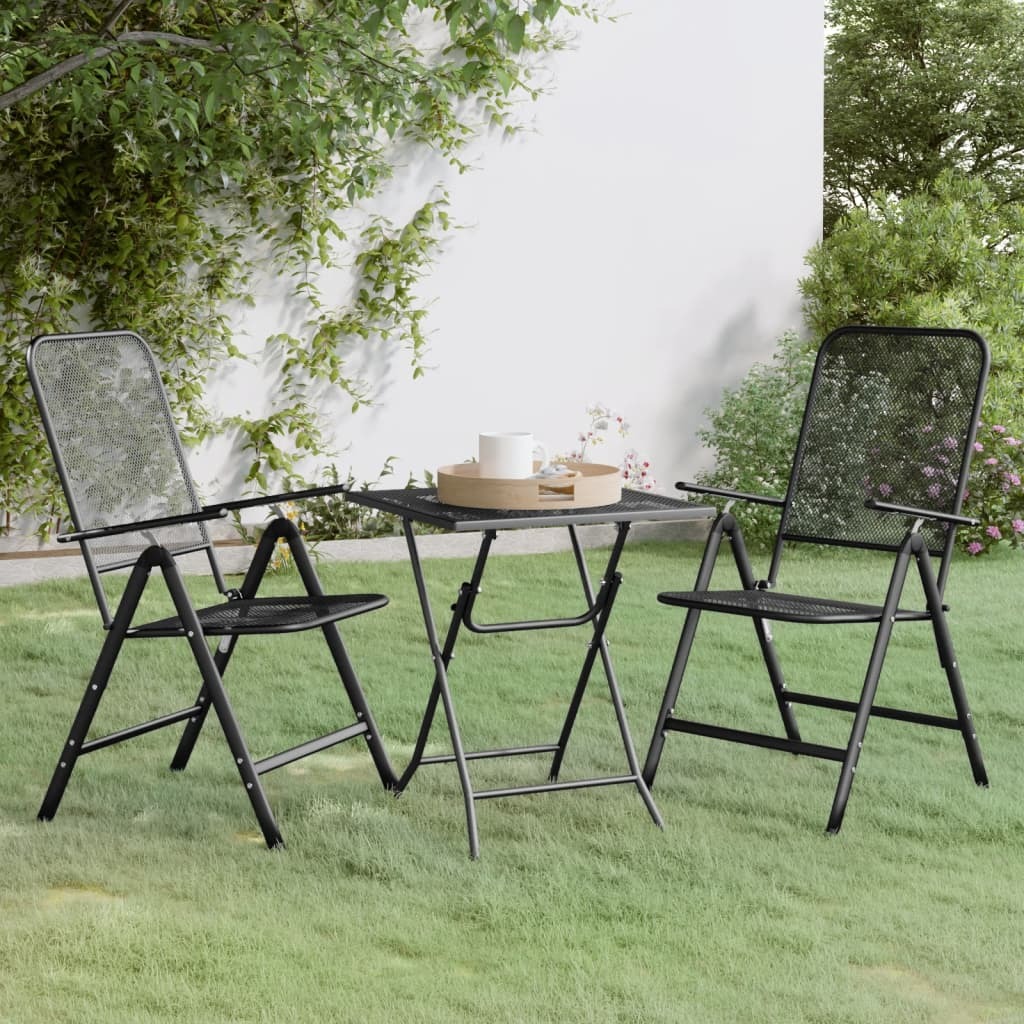 Garden Dining Set Anthracite