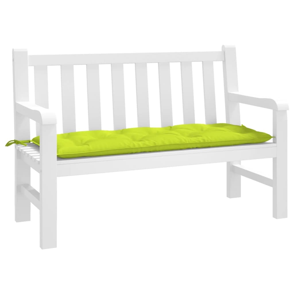 Garden Bench Cushion Bright Green Oxford fabric (100% polyester)