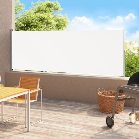 Side Awning Grey Polyester with PU coating, Powder-coated steel