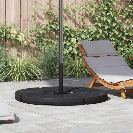 Umbrella Base Black HDPE Plastic Large Heavy Weight Endurance