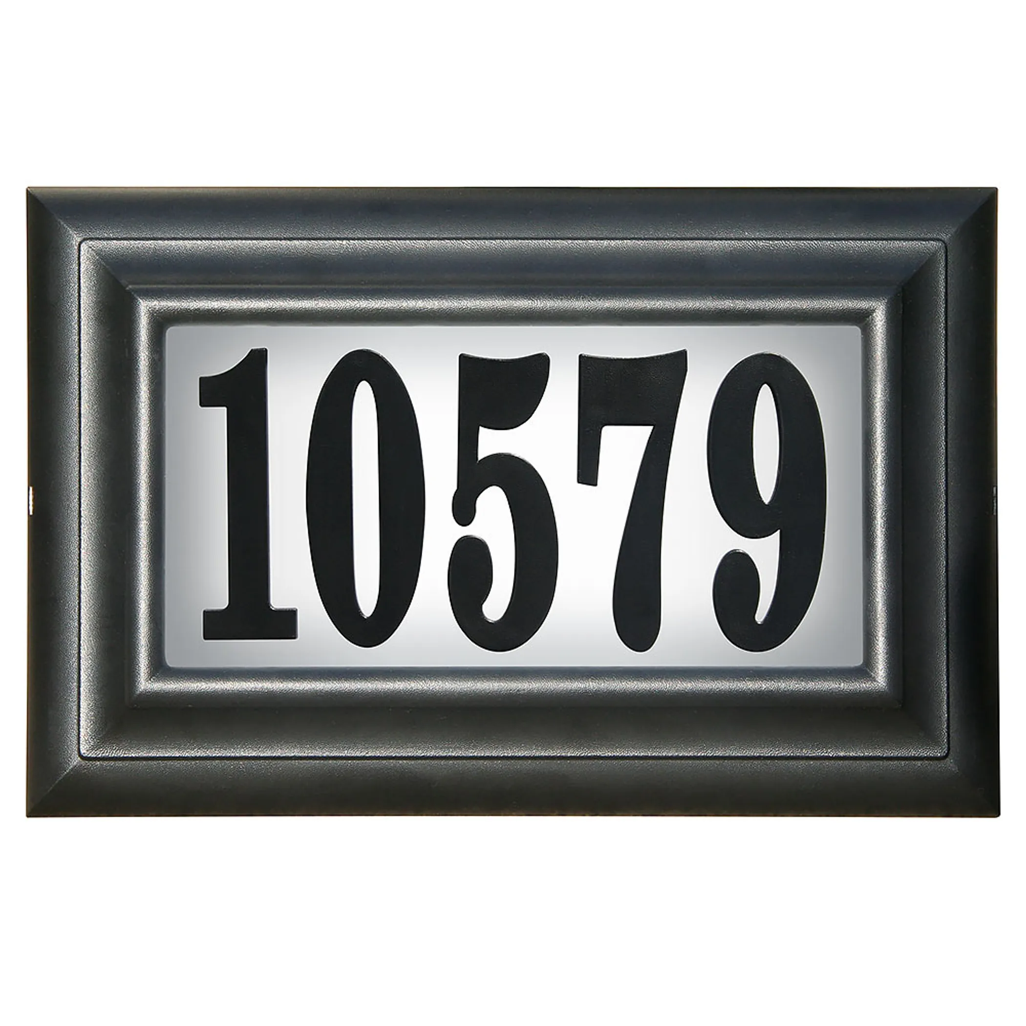 Edgewood Classic "Do It Yourself Kit" Polymer Frame Lighted Address Plaque