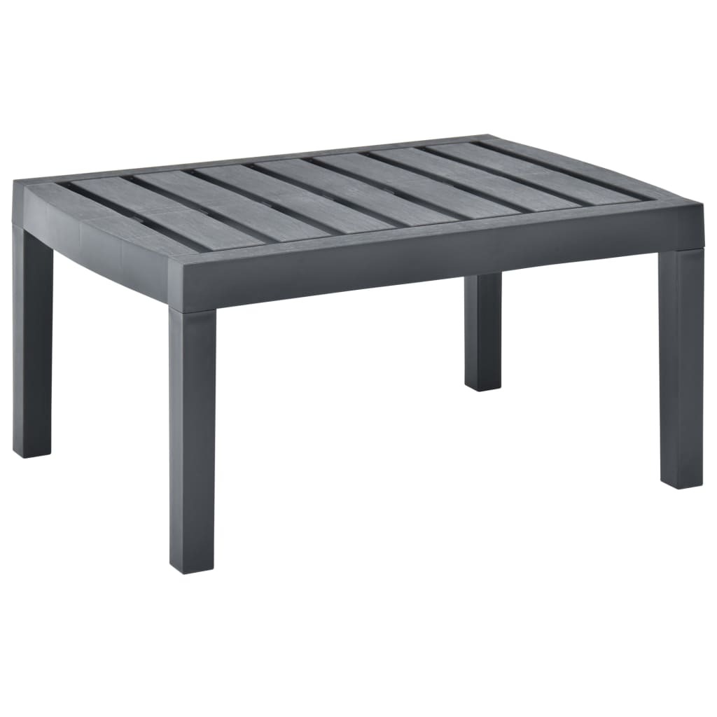 Garden Table Anthracite Plastic 30.7 x 21.7 x 15.0 in Durable