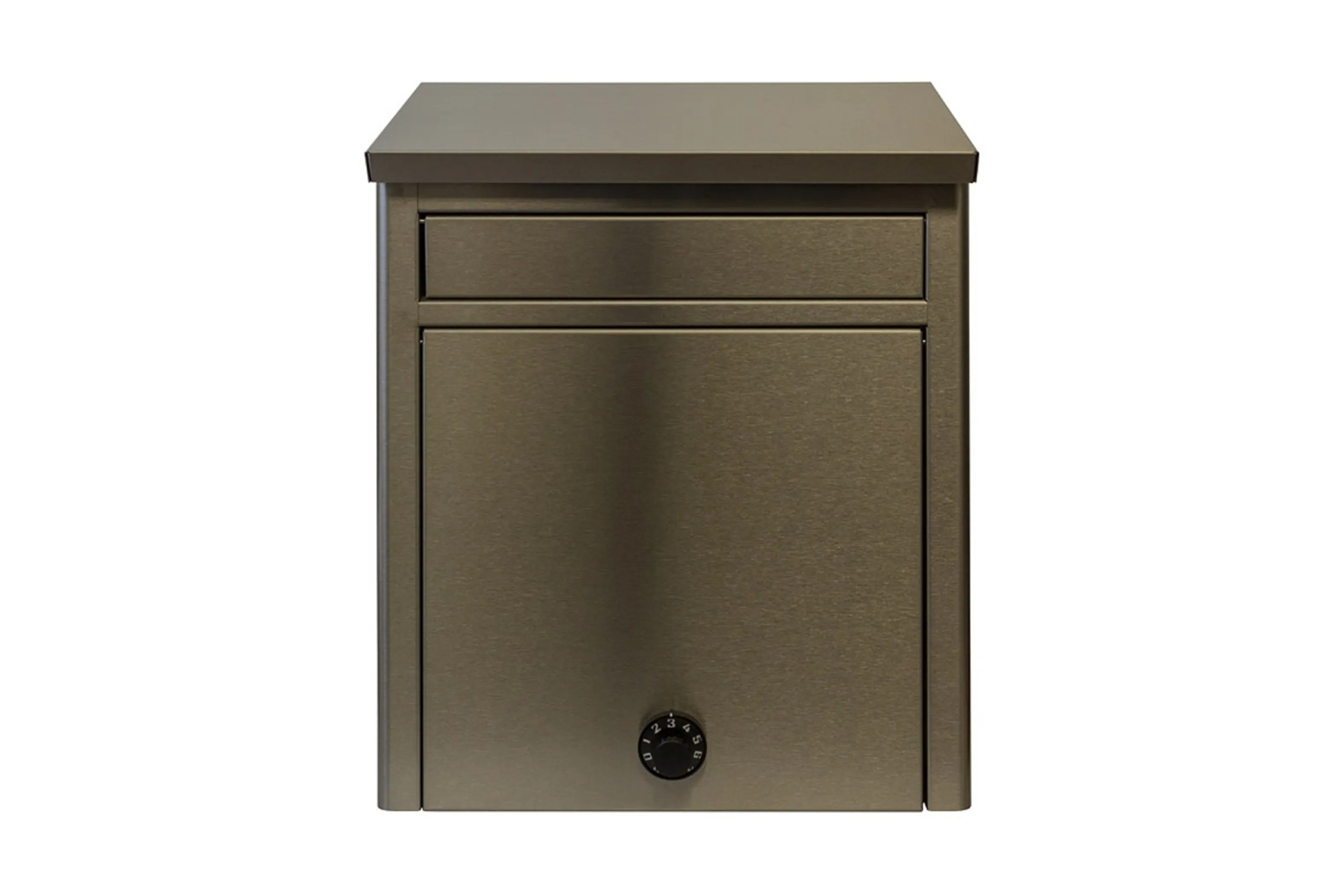 Kalos Stainless Steel Wall Mounted Mailbox With Combo Lock