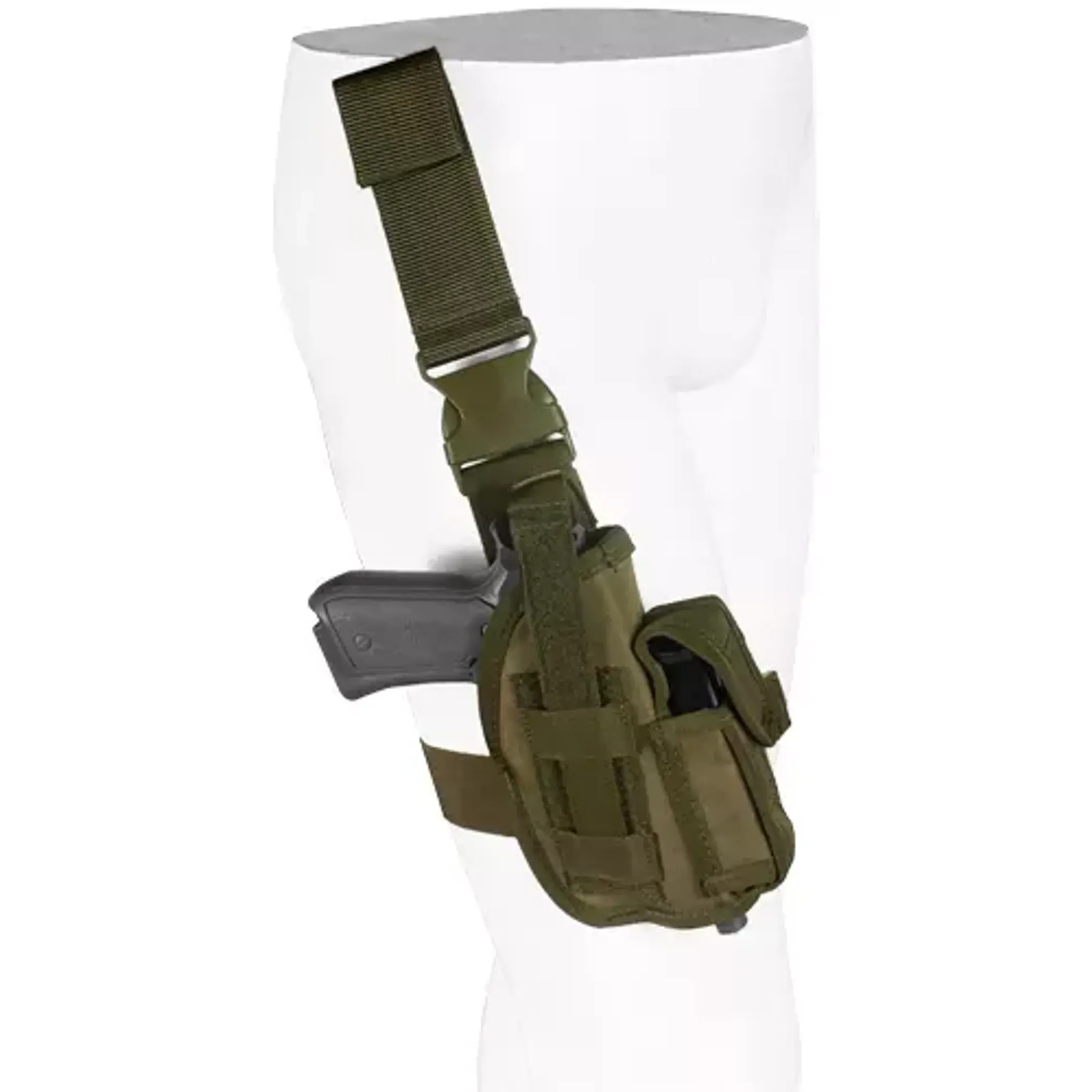 SAS Tactical Leg 4" Holster (Right) - Olive Drab      